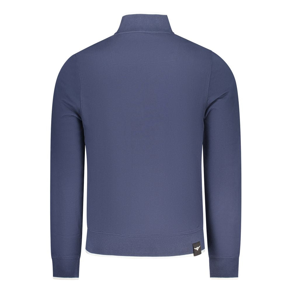 Accademia Militare Sweatshirt en Coton Bleu pour Hommes - Élégance et Confort