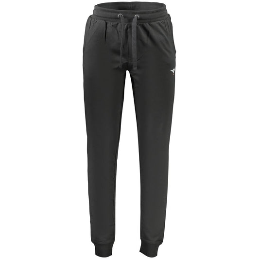 Accademia Militare Black Cotton Men's Sweatpants for Comfort & Style