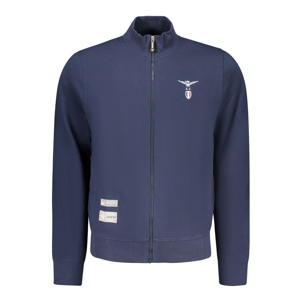 Accademia Militare Blue Cotton Men's Sweatshirt - Stylish & Functional