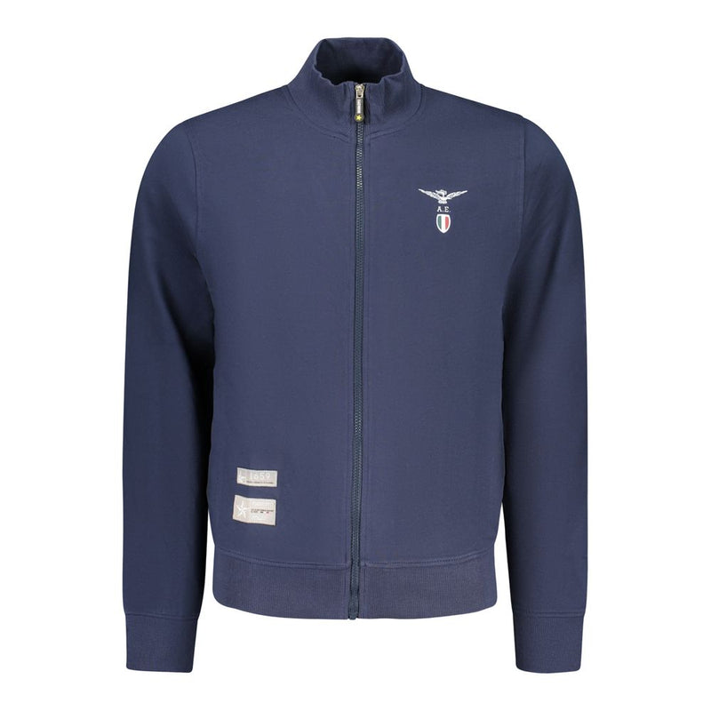 Accademia Militare Blue Cotton Men's Sweatshirt - Stylish & Functional