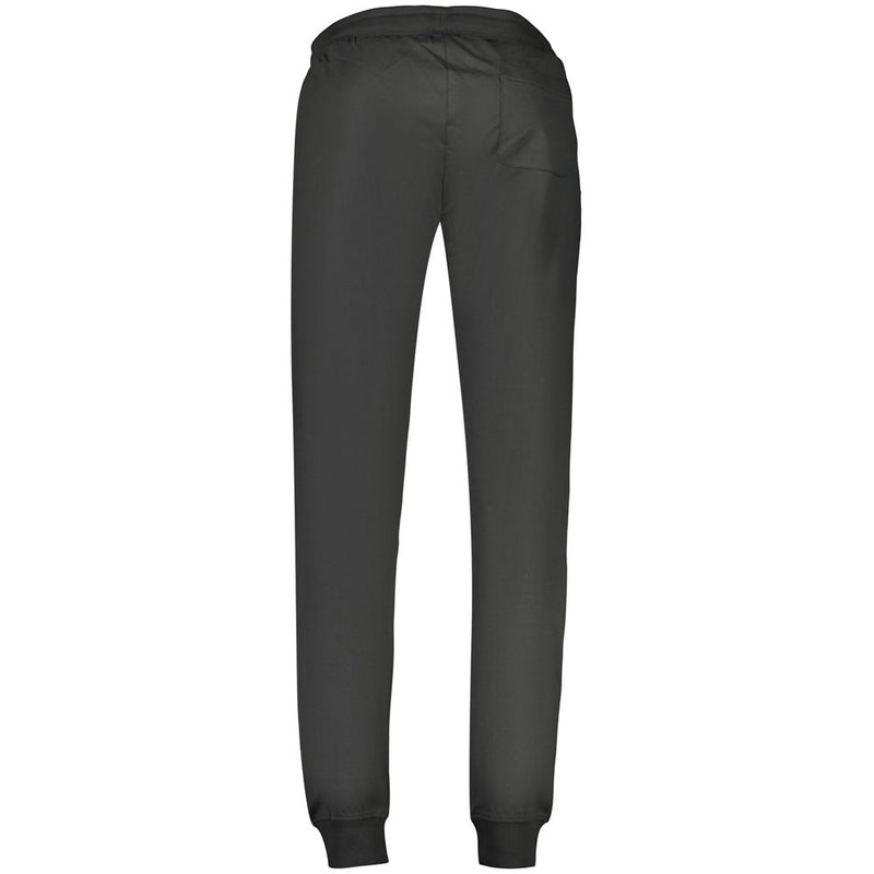 Accademia Militare Black Cotton Men's Sweatpants - Stylish Comfort