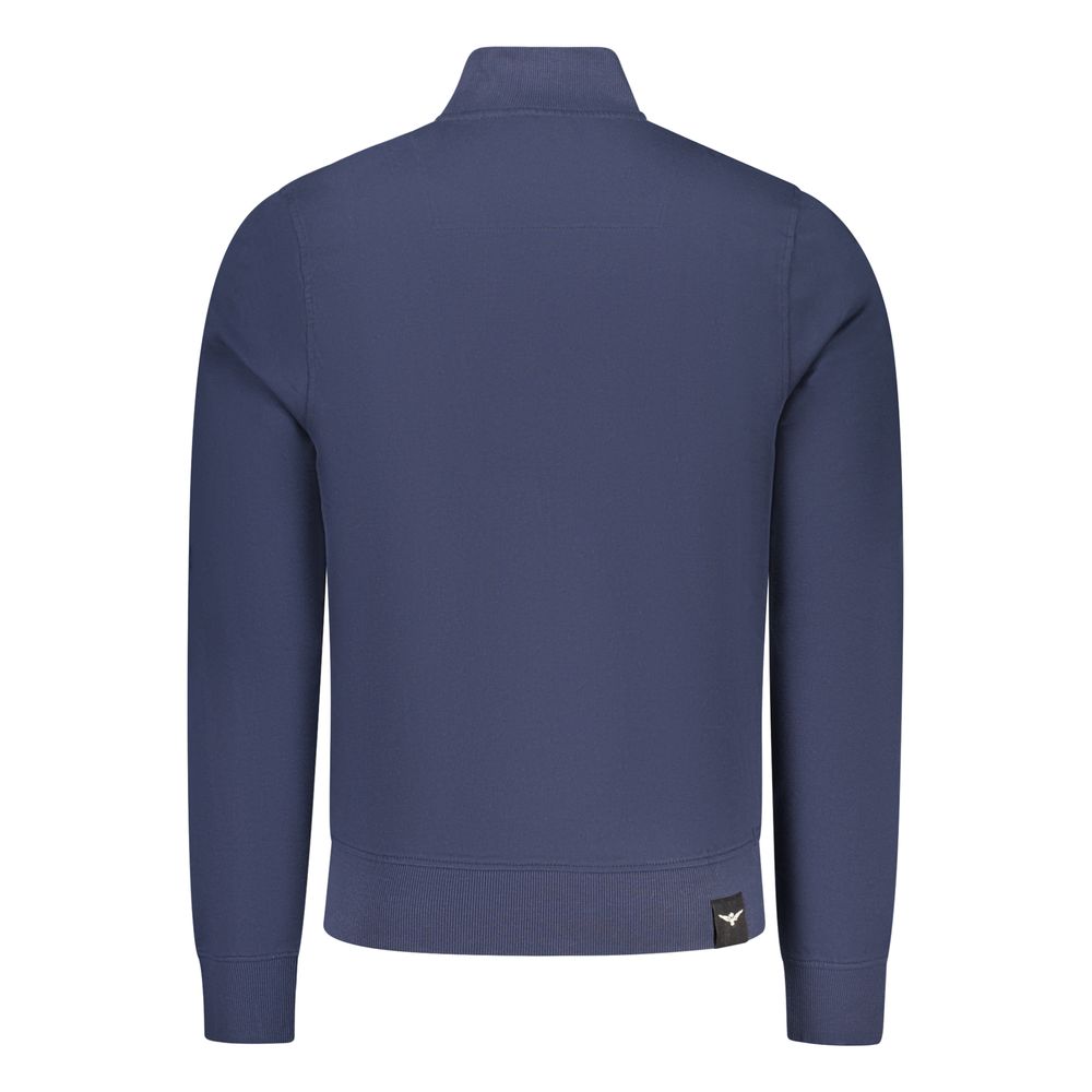 Accademia Militare Blue Cotton Men's Sweatshirt - Stylish & Functional