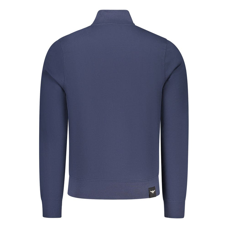 Accademia Militare Blue Cotton Men's Sweatshirt - Stylish & Functional