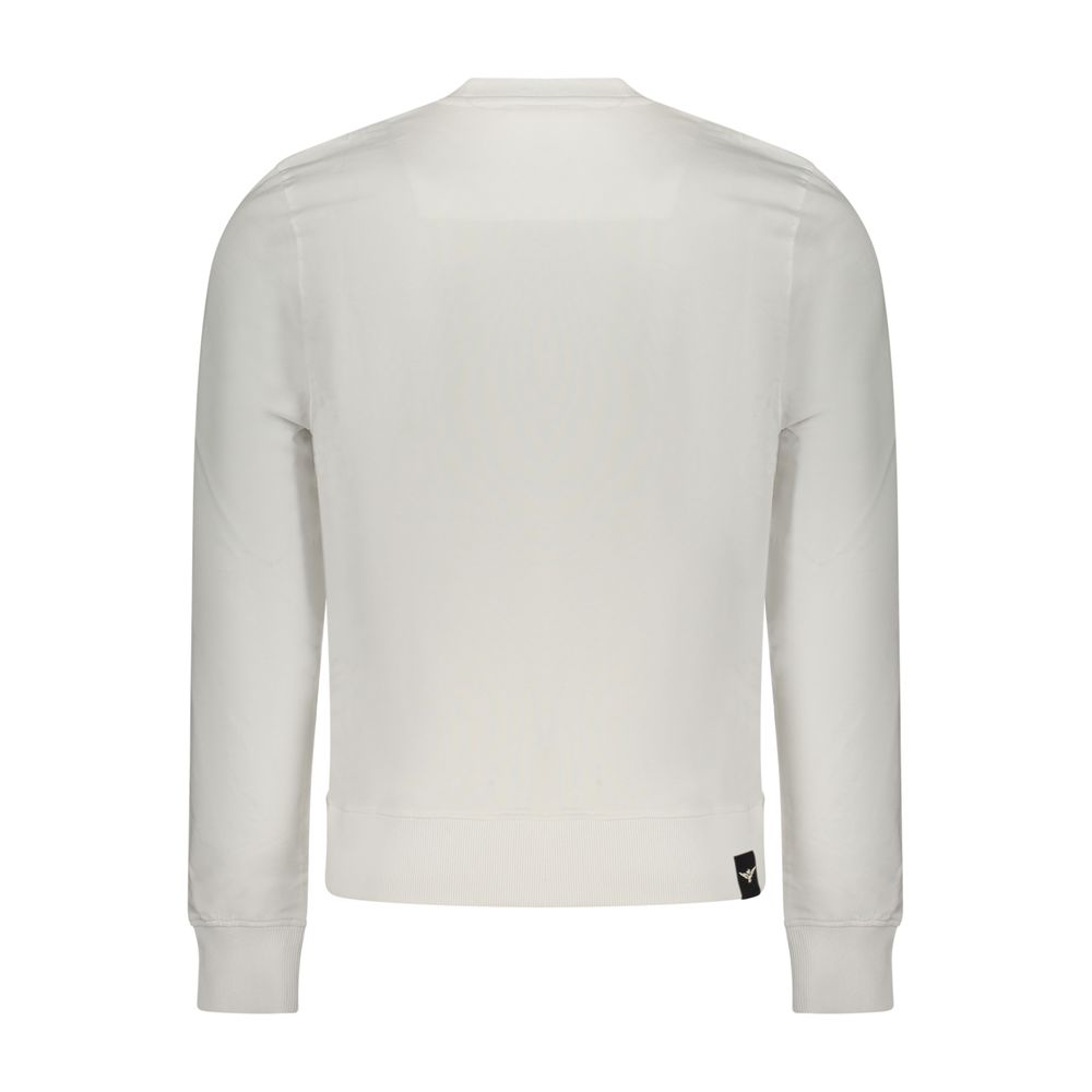 Accademia Militare Bianco Sweatshirt en Coton pour Homme - Élégance et Confort