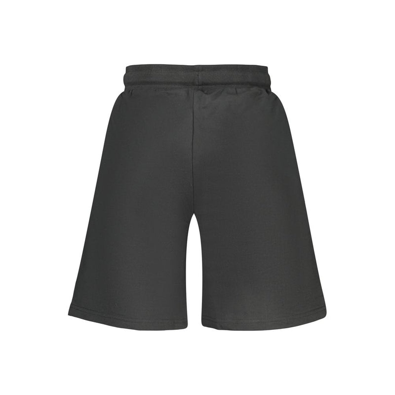 Accademia Militare Black Cotton Men’s Sports Shorts - Active Wear