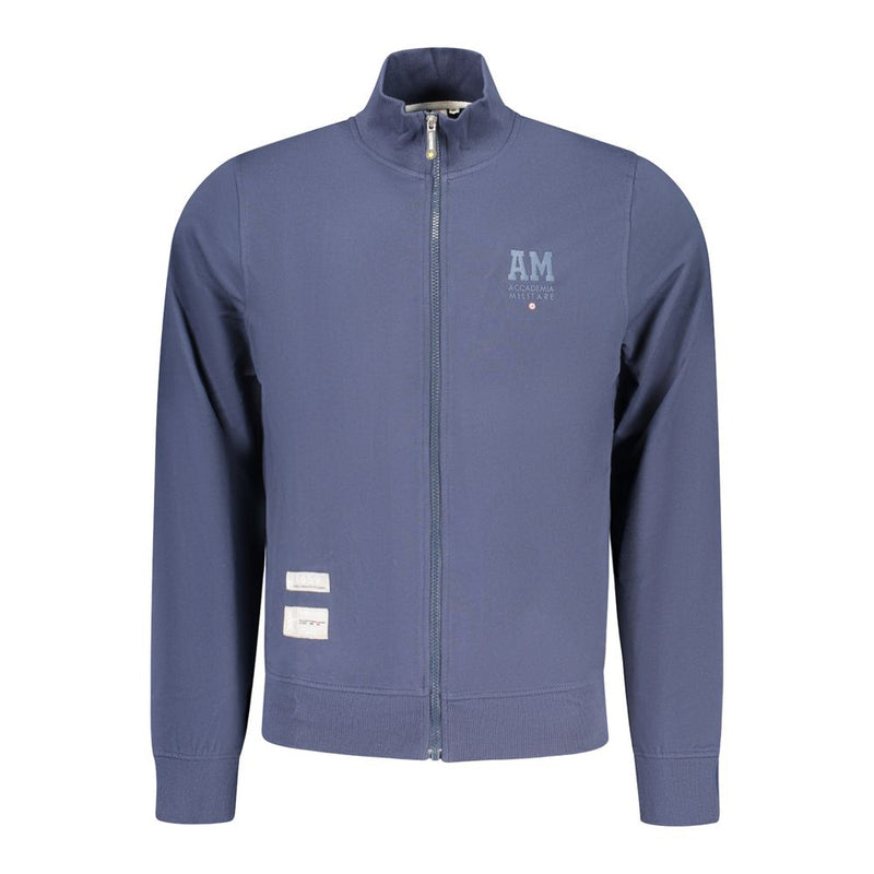 Accademia Militare Blue Cotton Sweatshirt for Men - Stylish Comfort