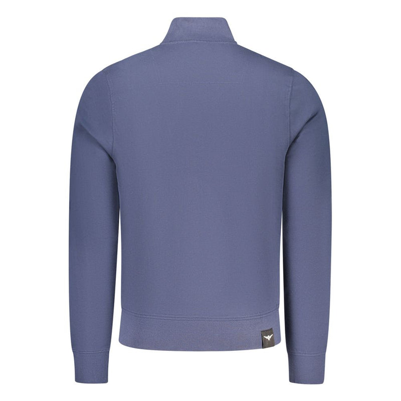 Accademia Militare Blue Cotton Sweatshirt for Men - Stylish Comfort