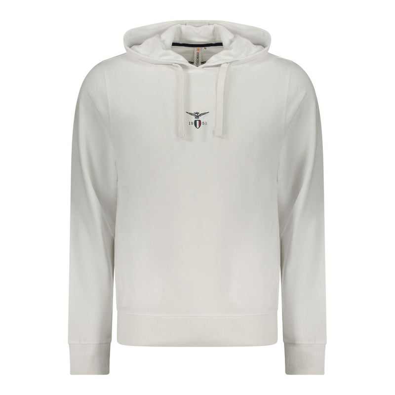 Accademia Militare White Cotton Men's Sweatshirt - Stylish Comfort