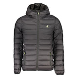 U.S. Grand Black Polyester Men's Jacket - Stylish & Functional