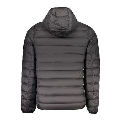 U.S. Grand Black Polyester Men's Jacket - Stylish & Functional