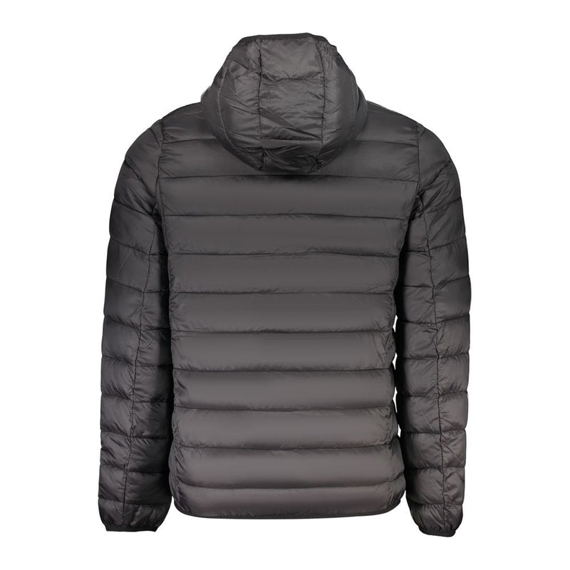 U.S. Grand Zwart Polyester Herenjack