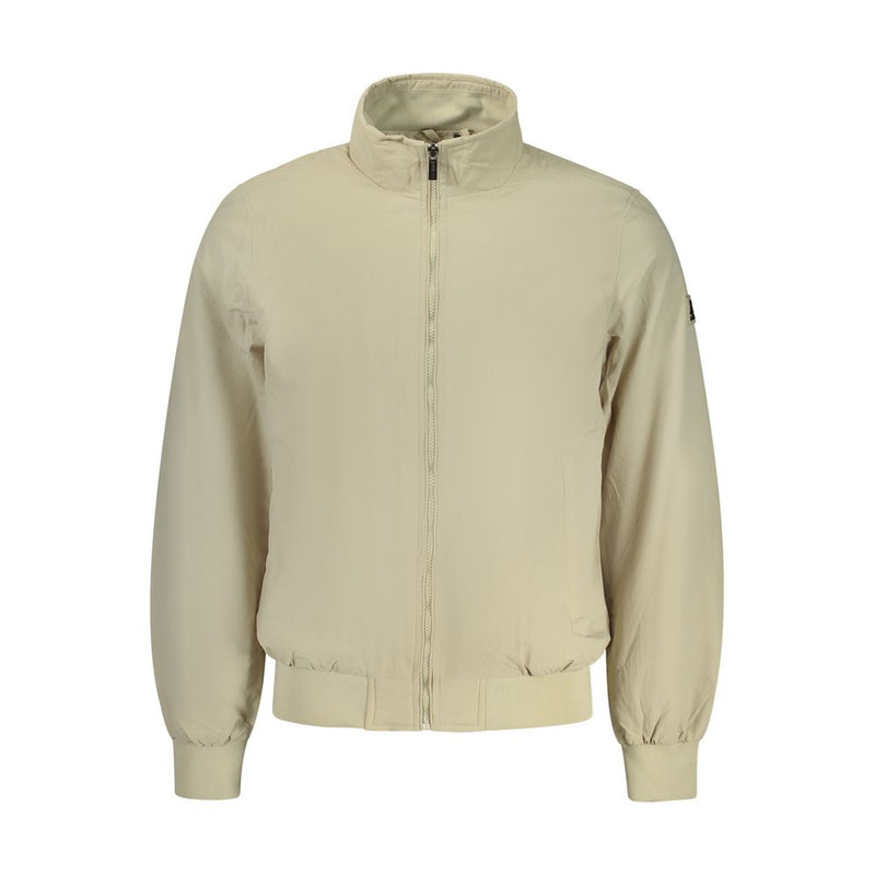 U.S. Grand Beige Polyester Men's Jacket - Stylish & Practical