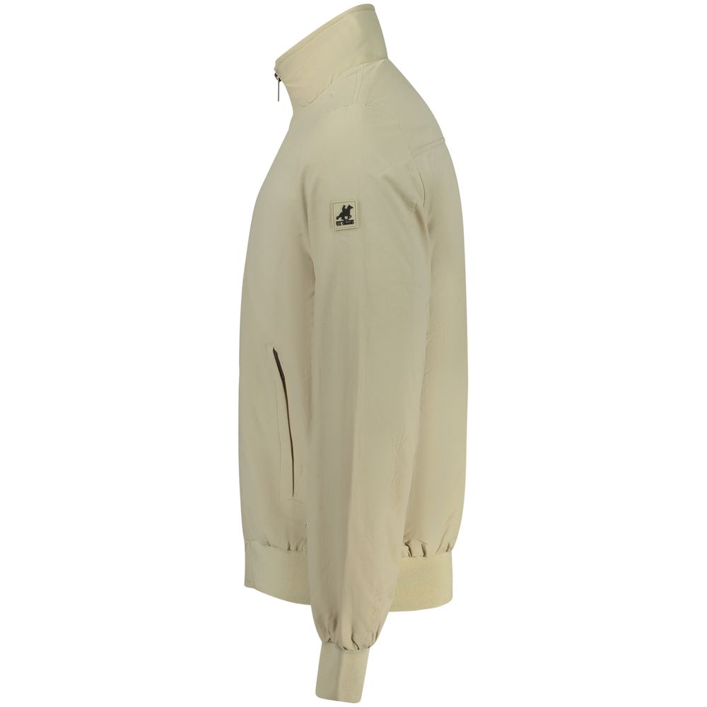 U.S. Grand Beige Polyester Men's Jacket - Stylish & Versatile