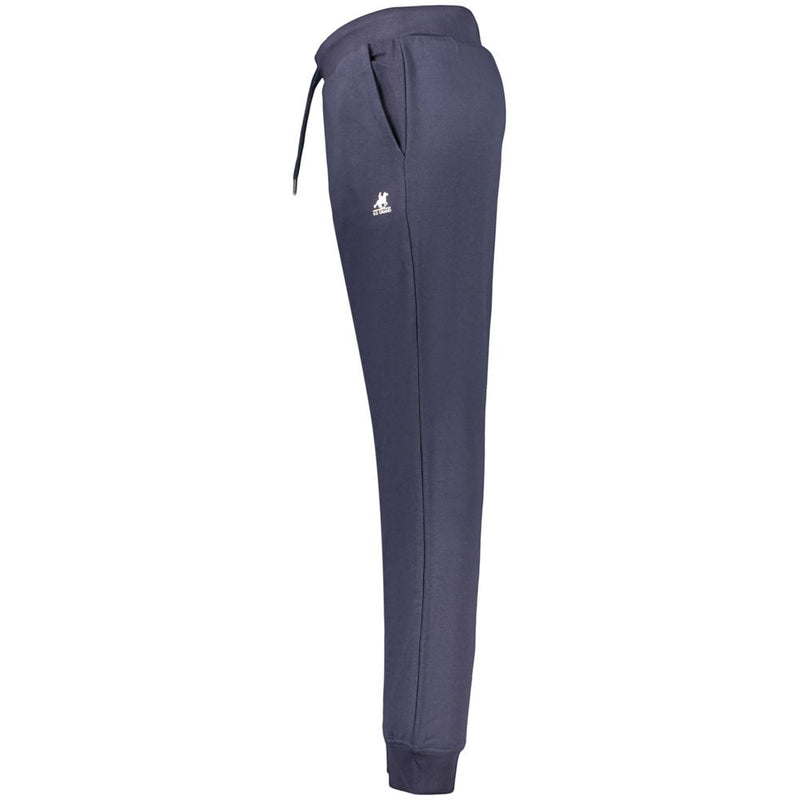 U.S. Grand Blue Cotton Men's Trousers - Stylish Sportswear