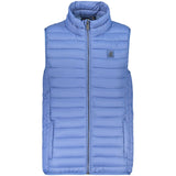 U.S. Grand Blu Poliammide Men Vest - Élégance Moderne