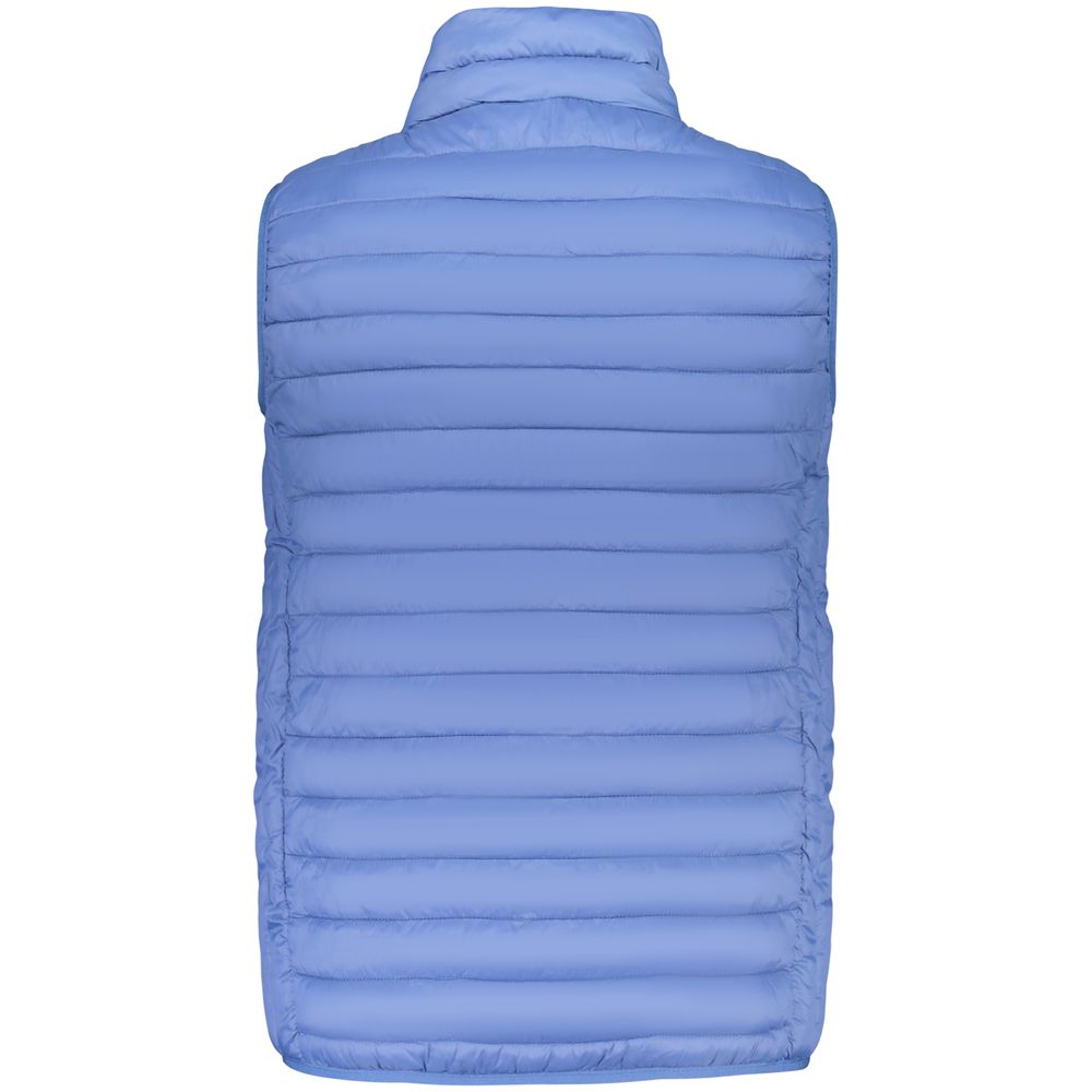 U.S. Grand Blu Poliammide Men Vest - Élégance Moderne