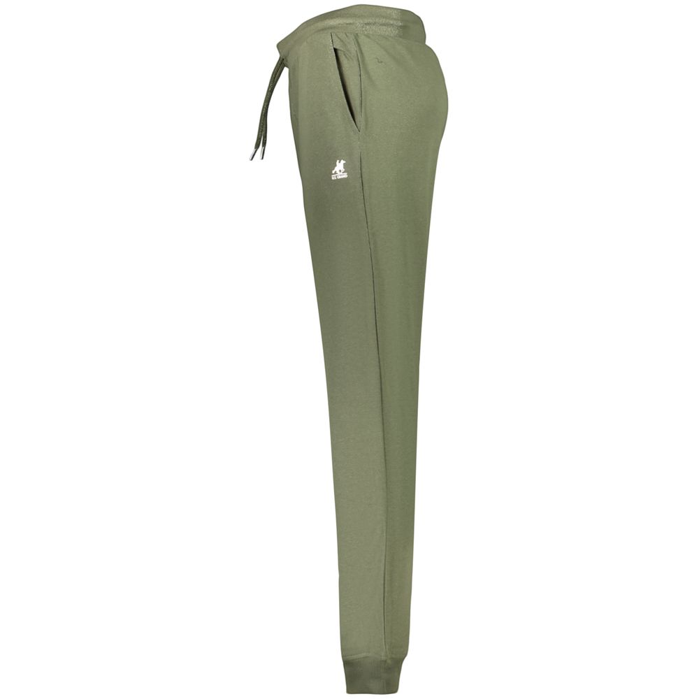 U.S. Grand Green Cotton Menswear Trouser - Stylish Comfort