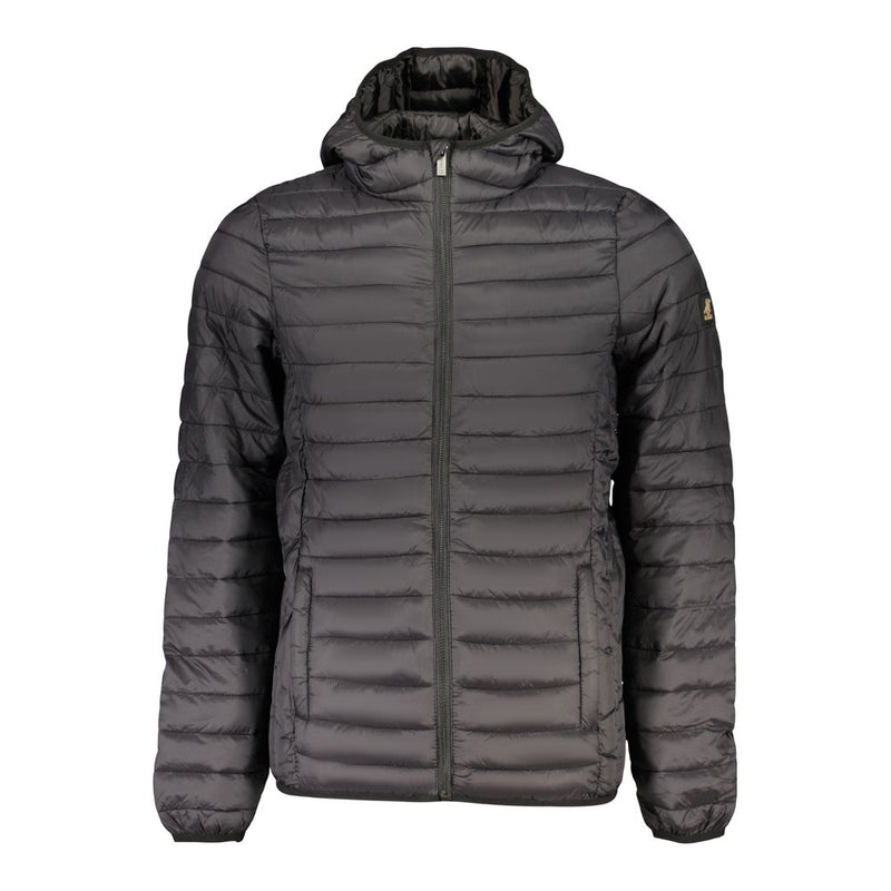 U.S. Grand Black Polyester Men's Jacket - Stylish & Functional