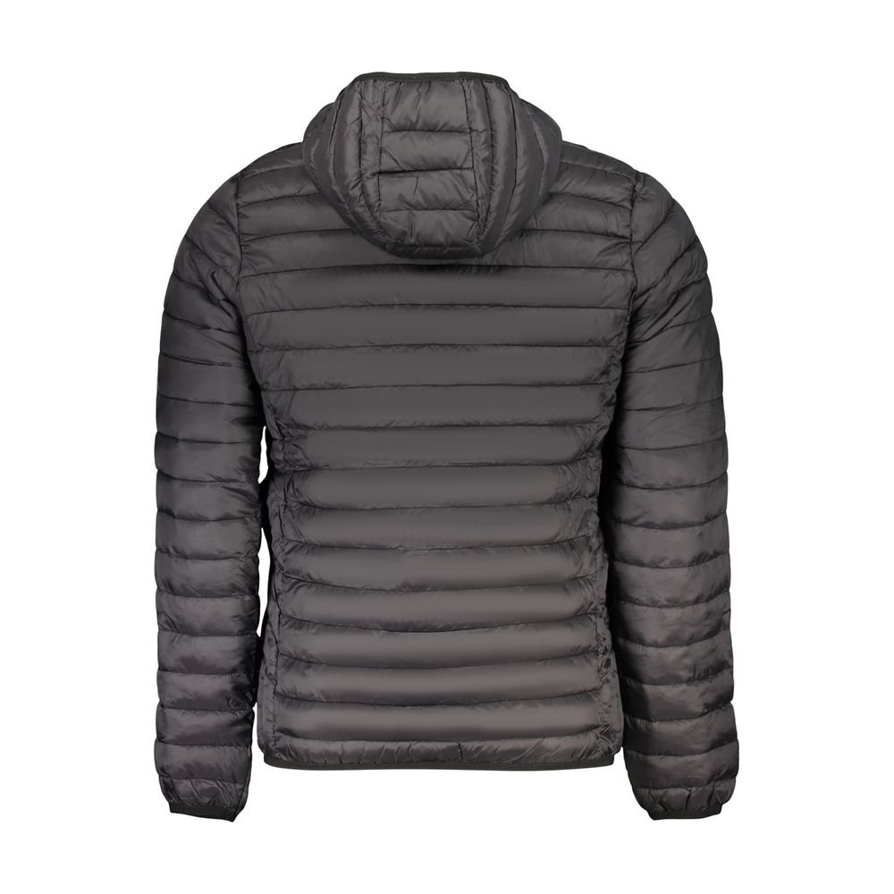 U.S. Grand Black Polyester Men's Jacket - Stylish & Insulated