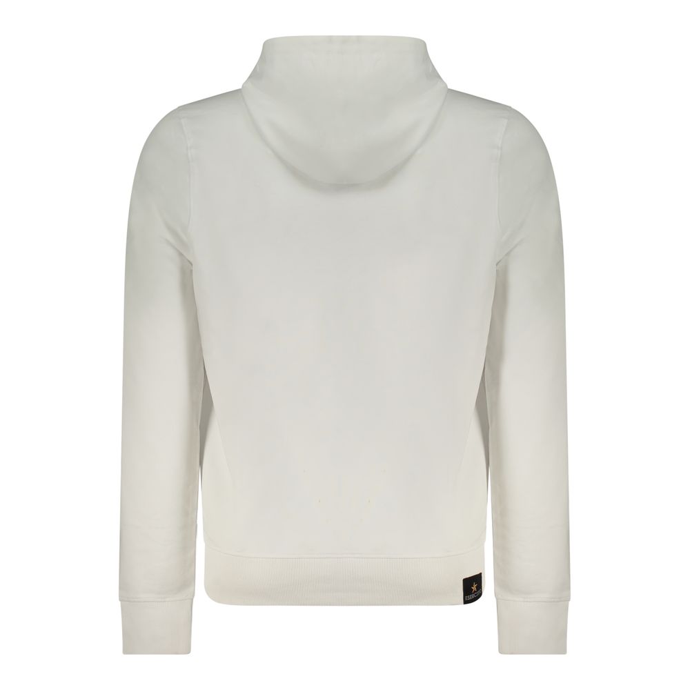Accademia Militare White Cotton Men's Hoodie - Stylish Comfort