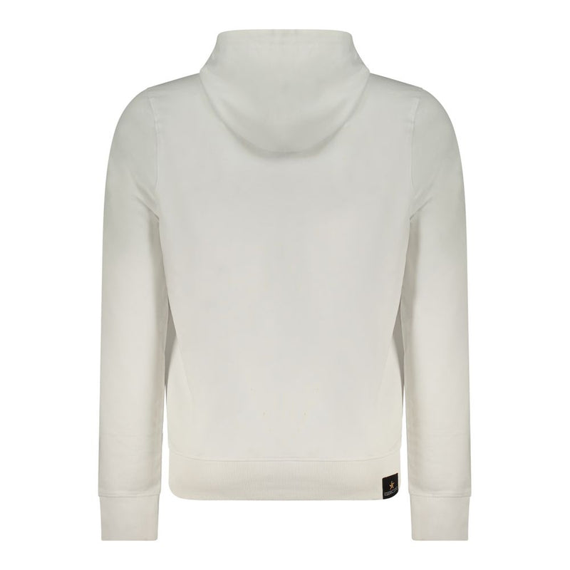 Accademia Militare White Cotton Men's Hoodie - Stylish Comfort