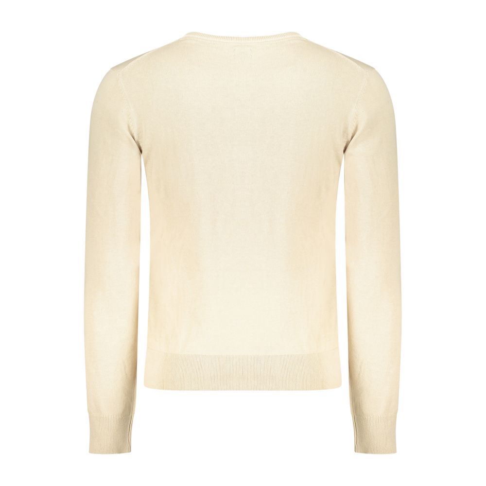 U.S. Grand Beige Cotton Sweater for Men