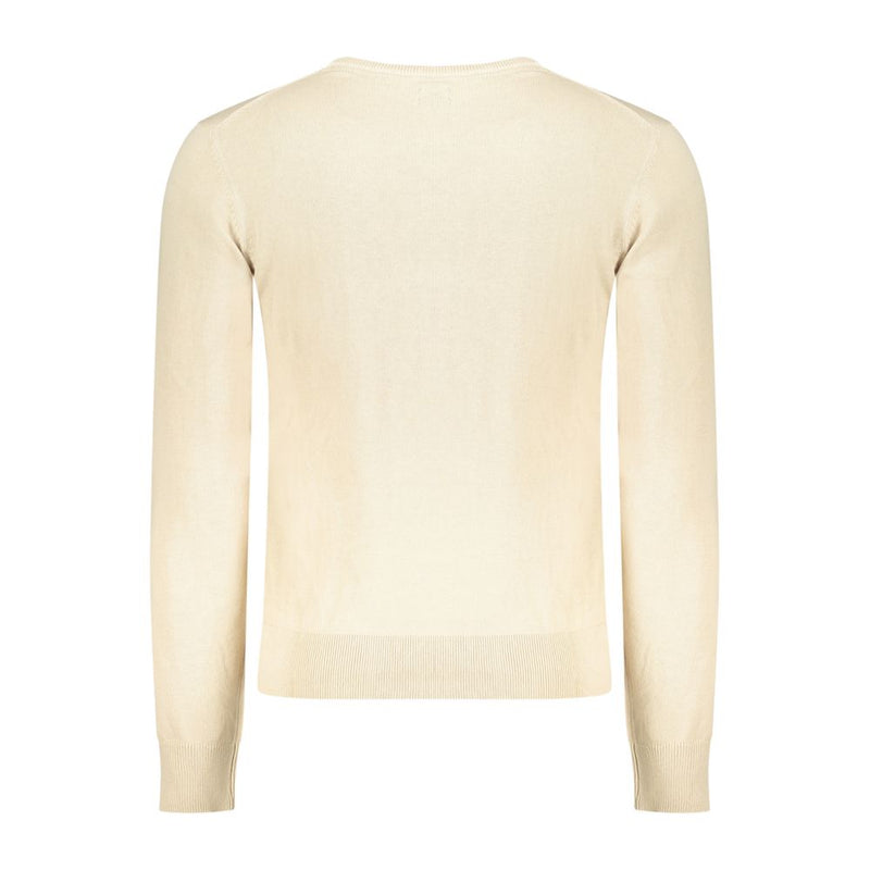 U.S. Grand Beige Cotton Sweater for Men