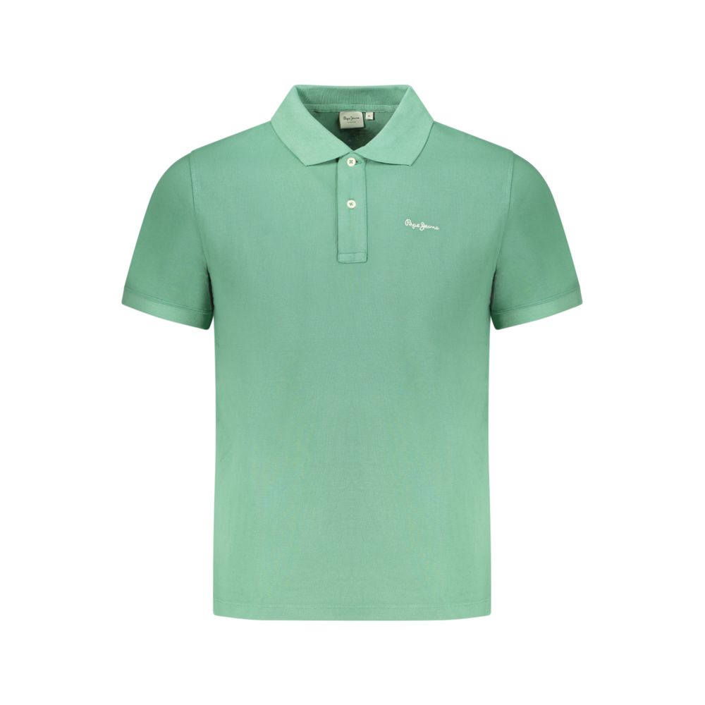 Pepe Jeans Verde Organic Cotton Polo Shirt pour Homme