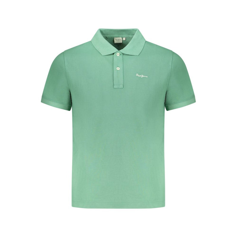 Pepe Jeans Verde Organic Cotton Polo Shirt pour Homme