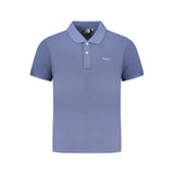 Pepe Jeans Blue Organic Cotton Men Polo