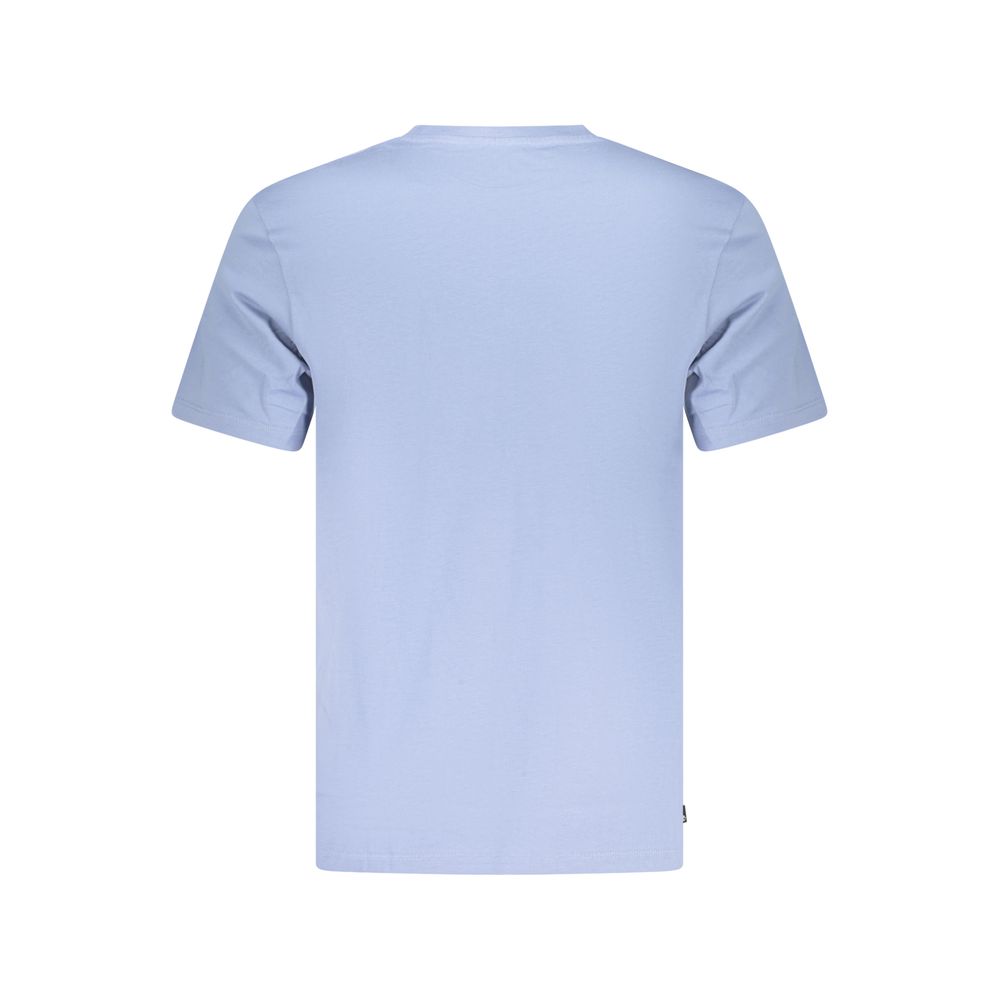 Timberland Blue Cotton Men's T-Shirt - Sustainable Style