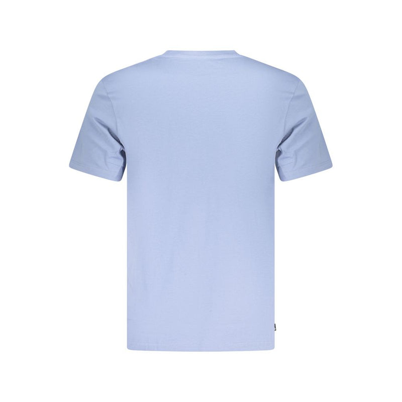 Timberland Blue Cotton Men's T-Shirt - Sustainable Fashion