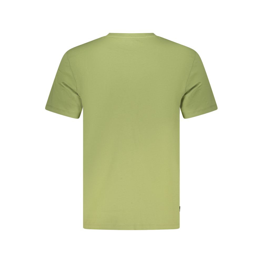 Timberland Green Cotton Men's Shirt - Casual Short Sleeve Tee