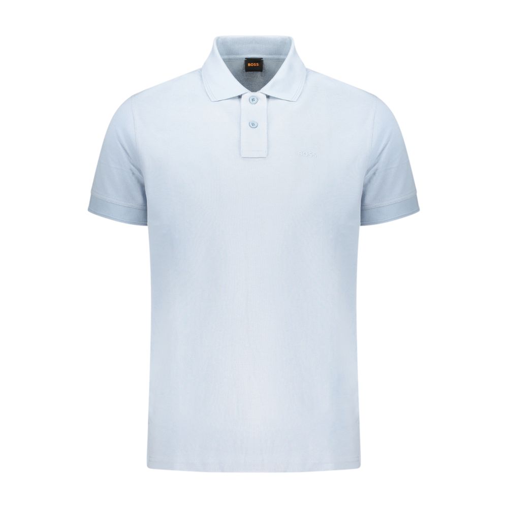 Polo en coton Azzurro Hugo Boss pour homme