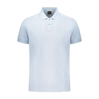 Hugo Boss Azzurro Katoenen Herenpoloshirt