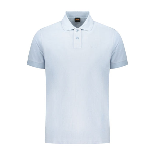 Polo en coton Azzurro Hugo Boss pour homme