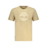 T-Shirt Beige en Coton pour Homme Timberland