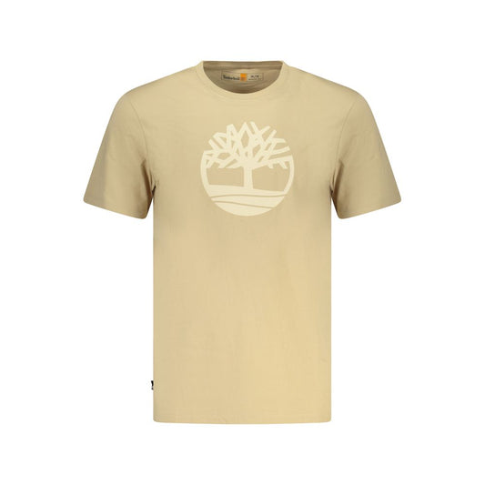 T-Shirt Beige en Coton pour Homme Timberland