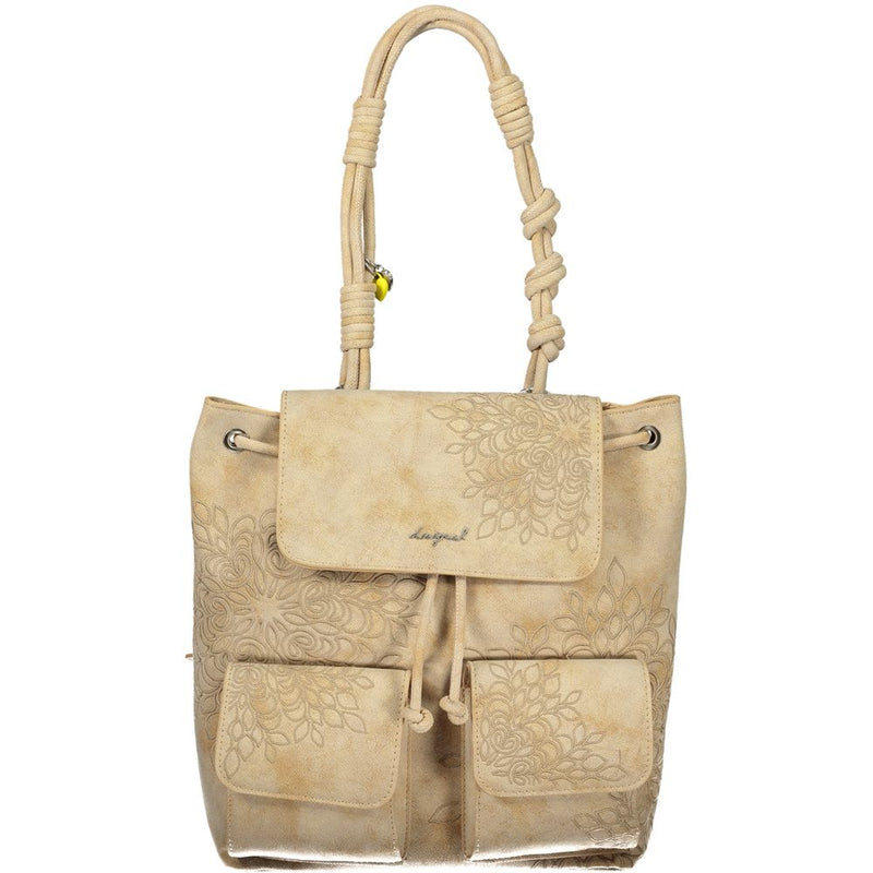 Desigual Sierra Prisma Mini Sand Beige Women's Backpack