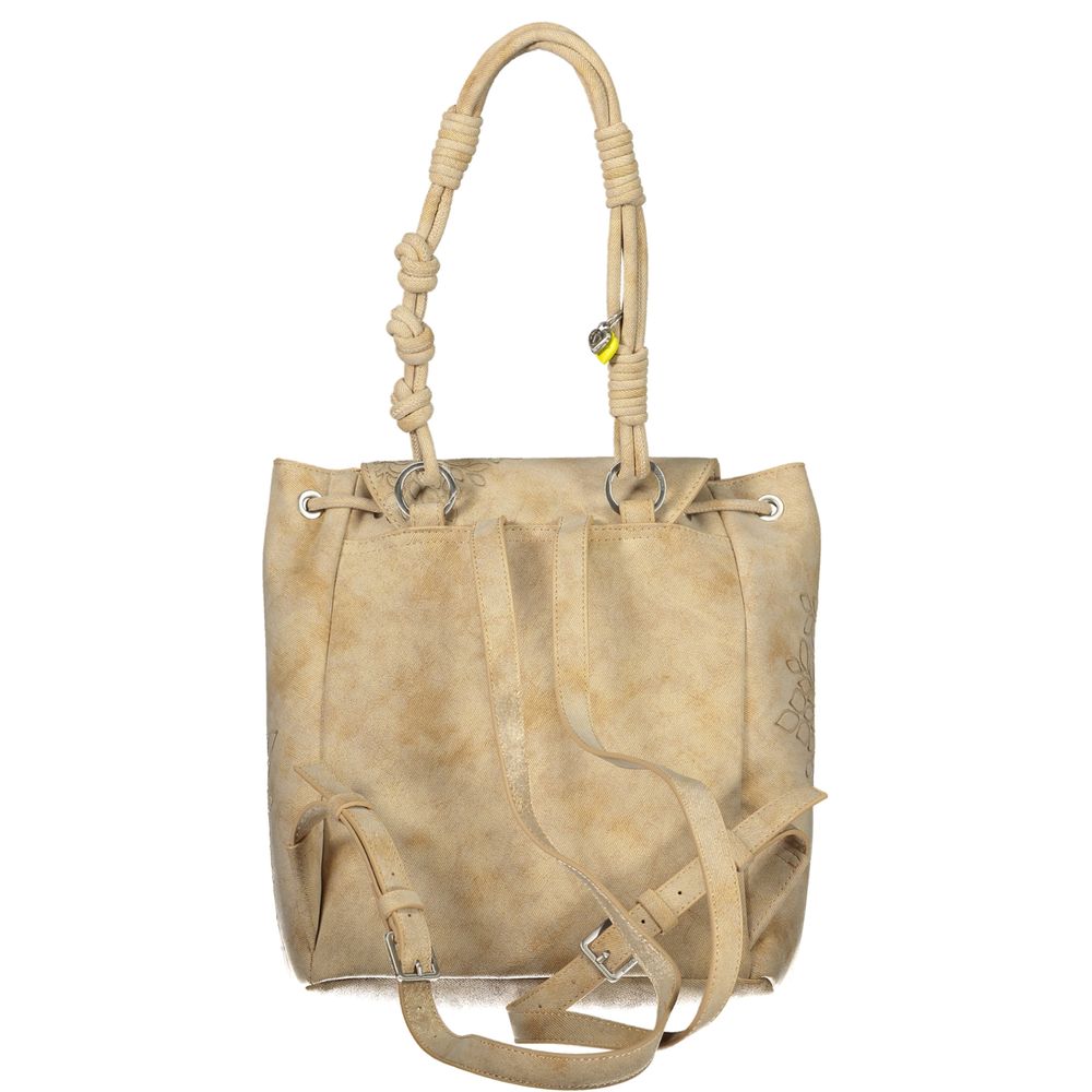 Desigual Sierra Prisma Mini Sand Beige Women's Backpack