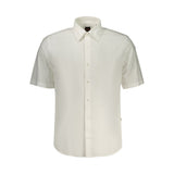 Chemise Hugo Boss Bianco en Coton pour Homme