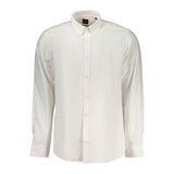 Chemise blanche en coton pour homme Hugo Boss