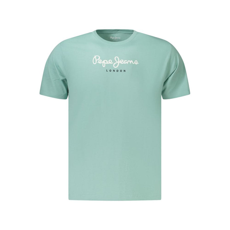 Pepe Jeans Azzurro Cotton Men's T-Shirt - Light Blue