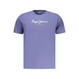 Pepe Jeans Blu T-Shirt en Coton pour Hommes