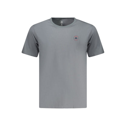 T-shirt en coton gris Converse pour homme
