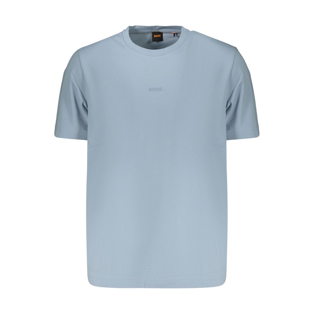 T-shirt Hugo Boss Azzurro en coton pour homme