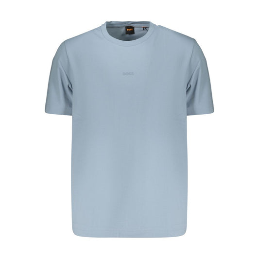 T-shirt Hugo Boss Azzurro en coton pour homme