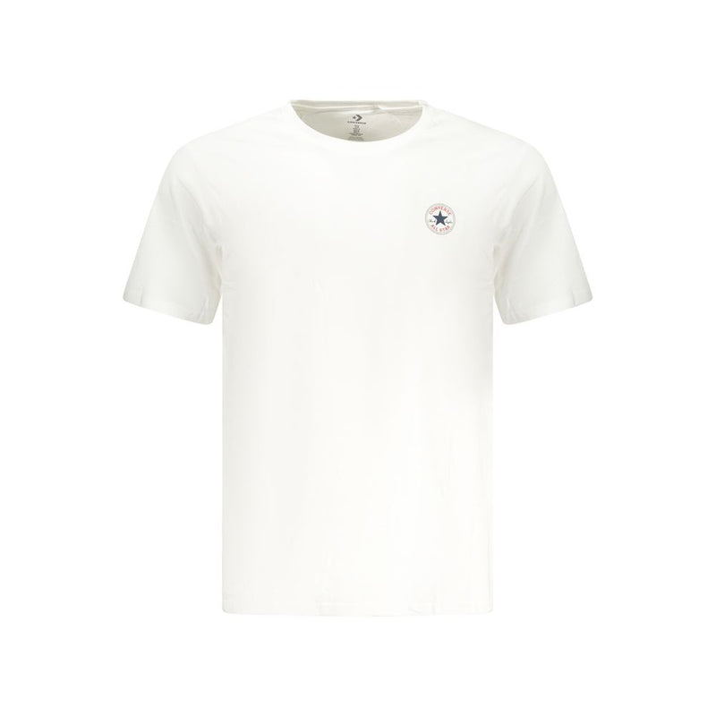 Converse Wit Katoenen Heren T-shirt