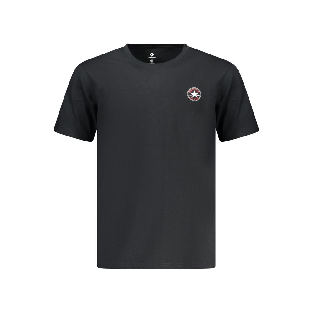 T-shirt homme en coton noir Converse