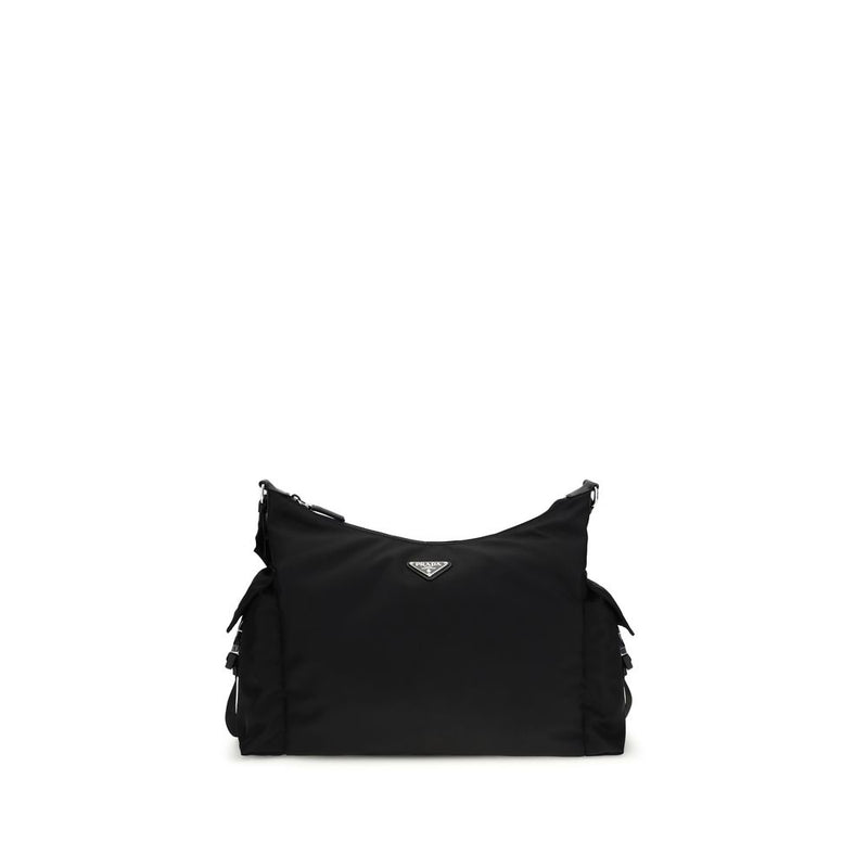 Sac bandoulière Prada noir en polyamide recyclé